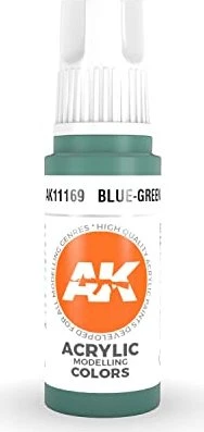AK-Interactive 3rd Gen Acrylic Colors Acrylic Modelling Colors blue green, 17ml