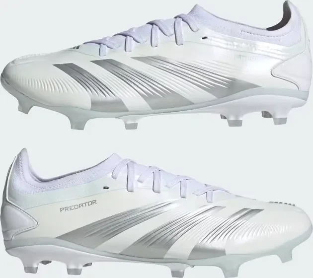 adidas Predator 24 Pro FG cloud white/silver metallic
