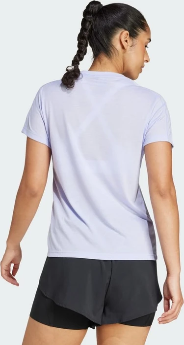 adidas Aeroready Train Essentials Minimal Branding Funktionsshirt kurzarm violet tone/white (Damen)