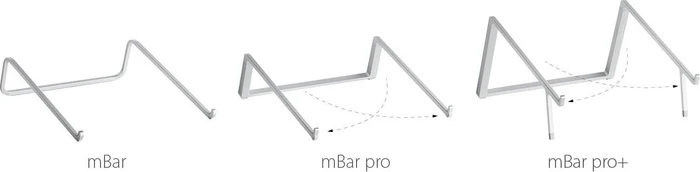 Rain Design mBar pro+, faltbarer Notebook-Stand, Silver