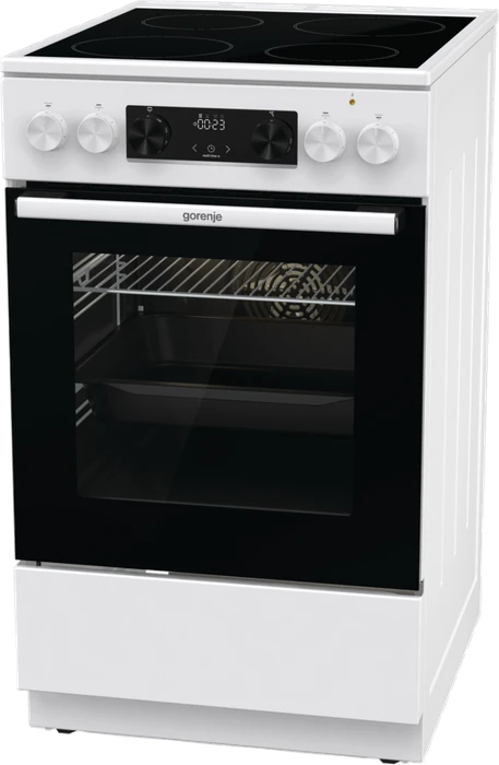 Gorenje GEC5C41WG Elektroherd mit Glaskeramik-Kochfeld