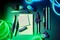 Faber-Castell Füller Poly Pen buzzing blue, rechte Hand/linke Hand, mittel Vorschaubild