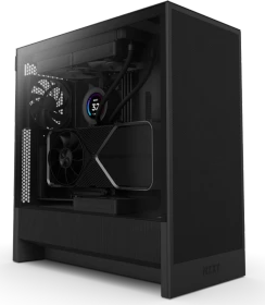 NZXT H5 Flow (2024), schwarz, Glasfenster