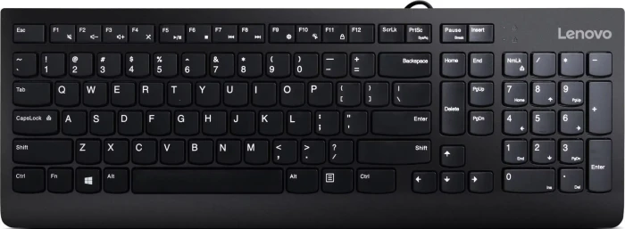 Lenovo 300-Tastatur, schwarz, USB, US