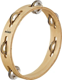 Nino Holz Tamburin 8" 1-reihig