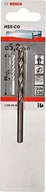 Bosch Professional HSS-Co Spiralbohrer, 5.2x52x86mm, 1 Stück
