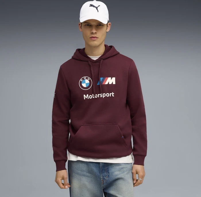 Puma BMW M Motorsport Fleece Hoodie ruby shimmer (Herren)