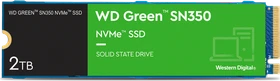 Western Digital WD Green SN350 NVMe SSD 2TB, M.2 2280 / M-Key / PCIe 3.0 x4