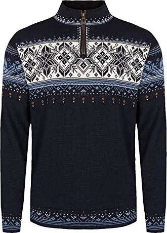 Dale of Norway Blyfjell Strickpullover navy/blue shadow/off white (Herren)