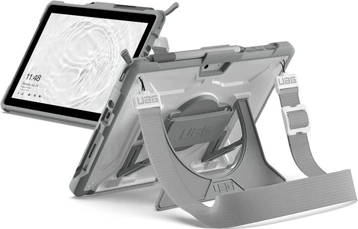 UAG Plasma Healtcare Handstrap Case Microsoft Surface Go 3/Go 2/Go weiß/grau