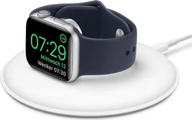 Apple Watch magnetisches Ladedock weiß