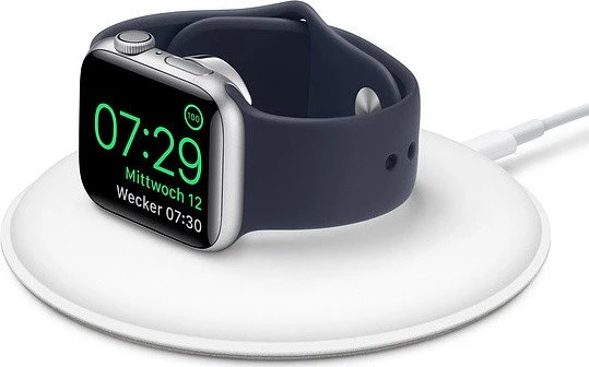 Apple Watch magnetisches Ladedock weiß