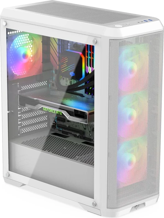 Endorfy SilentiumPC Ventum VT4V Evo TG ARGB White, Glasfenster