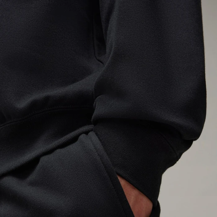 adidas Y-3 Brushed Terry Crew Sweatshirt schwarz