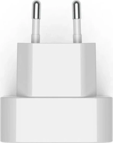 Hama Schnellladegerät GaN 2x USB-C faltbares Mini-Ladegerät PD 40W weiß
