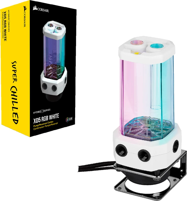 Corsair Hydro X Series XD5 RGB, weiß, mit Pumpe