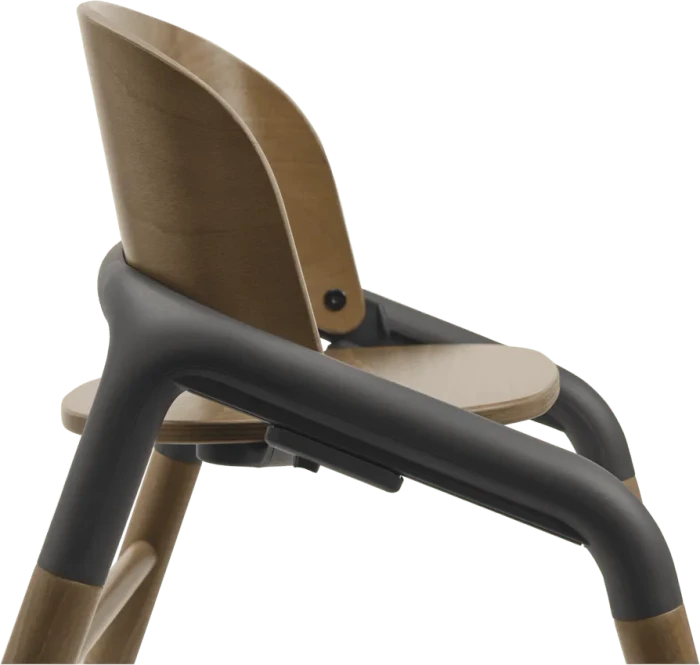 Bugaboo Giraffe Hochstuhl warmes Holz/grau