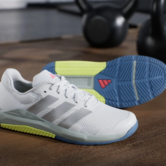 adidas Dropset Base cloud white/matte silver/wonder sage (Damen)