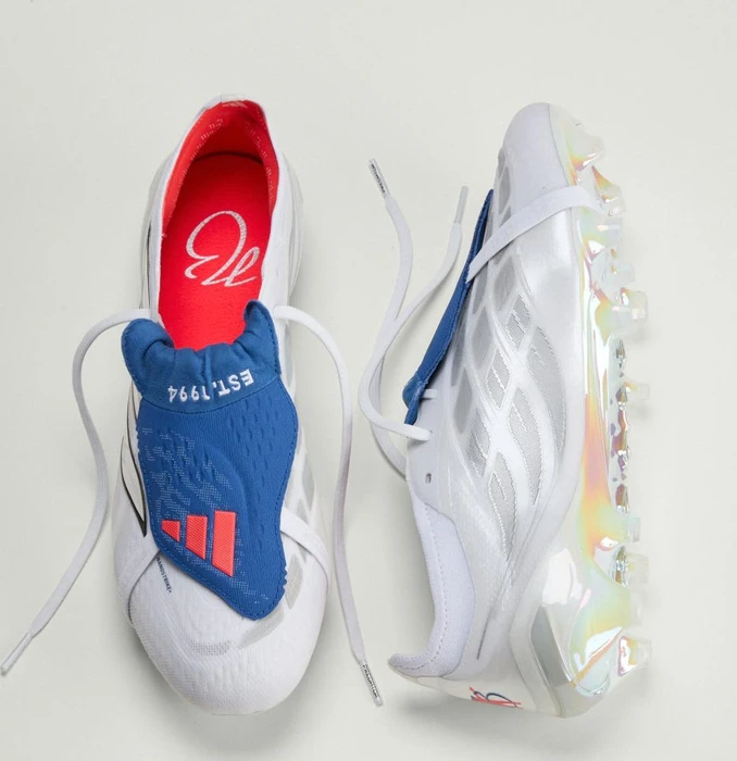 adidas Predator Elite Fold-Over Tongue FG cloud white/zero metalic/royal blue
