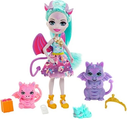 Mattel Enchantimals - Royals Deanna Dragon Familie