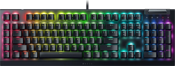 Razer BlackWidow V4 X, Razer GREEN Clicky Gen-3, USB, ND