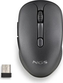 NGS Evo Rust Black Wireless Rechargeable Silent Mouse schwarz, USB (NGS-MOUSE-1213)