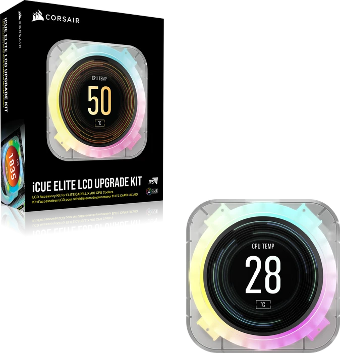 Corsair iCUE Elite LCD CPU-Kühler LCD-Display Upgrade-Kit, Ice