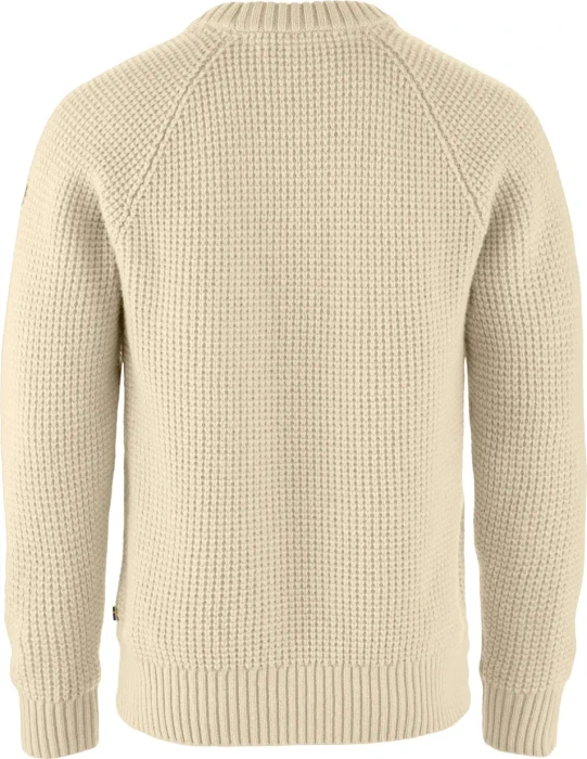 Fjällräven Övik Waffle Knit Strickpullover light beige (Herren)