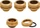 Corsair Hydro X Series XF Hardline, OD Fitting G1/4" auf 14mm, gold, 4er-Pack (CX-9052009-WW)