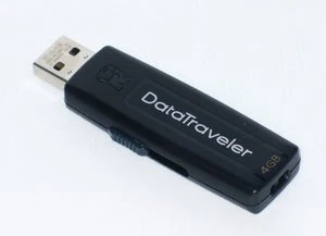 Kingston DataTraveler 100 4GB schwarz, USB-A, USB 2.0
