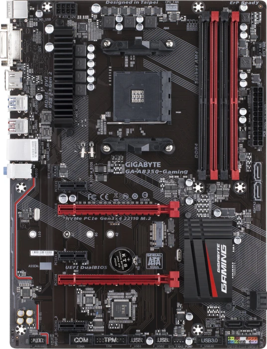 GIGABYTE GA-AB350-Gaming (AMD AM4)
