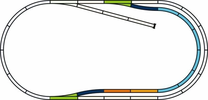 Piko - Spur A Gleis - Set C mit Bettung