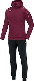 Jako Polyester Classico mit Kapuze Trainingsanzug maroon