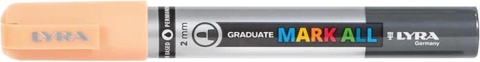 Lyra Graduate Mark All Permanentmarker 2mm sortiert, 6er-Set, Etui
