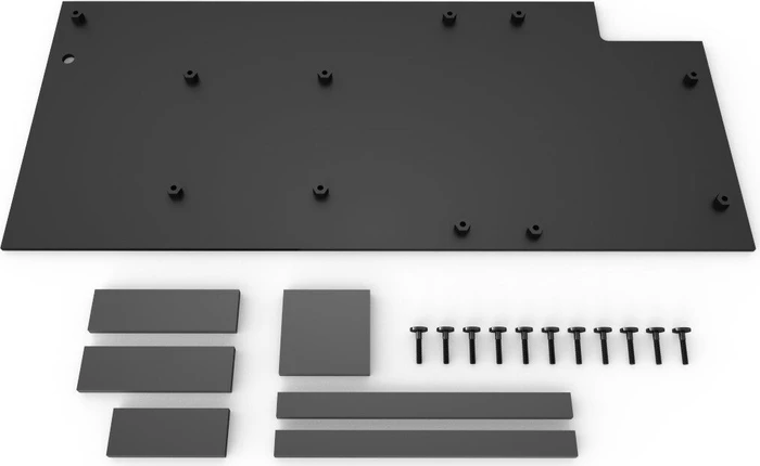 Alphacool Eisblock Aurora Backplate GPX-A AMD Radeon RX 5700 XT Taichi X8 8G OC, schwarz
