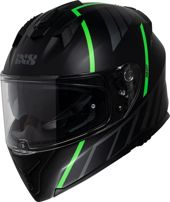iXS 217 2.0 matt schwarz/grau/grün