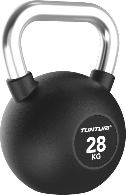 Tunturi Platinum Gummi Kettlebell Hantel 28kg