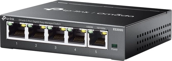 TP-Link Omada ES205G Desktop Gigabit Smart Switch, 5x RJ-45