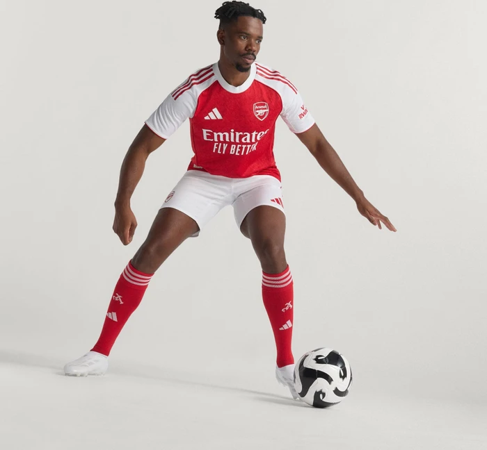 adidas FC Arsenal Authentic 2025/2026 Heimtrikot kurzarm better scarlet/white (Herren)