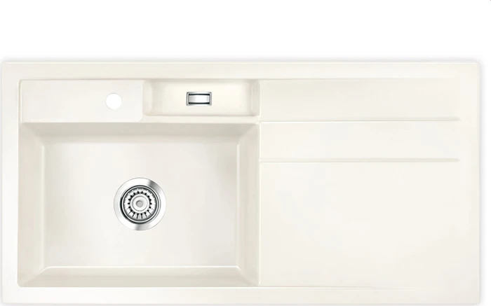 systemceram Bela 100 Einbau Becken links magnolie