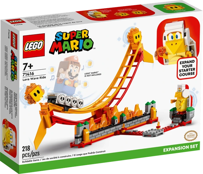 LEGO Super Mario - Lavawelle-Fahrgeschäft - Erweiterungsset
