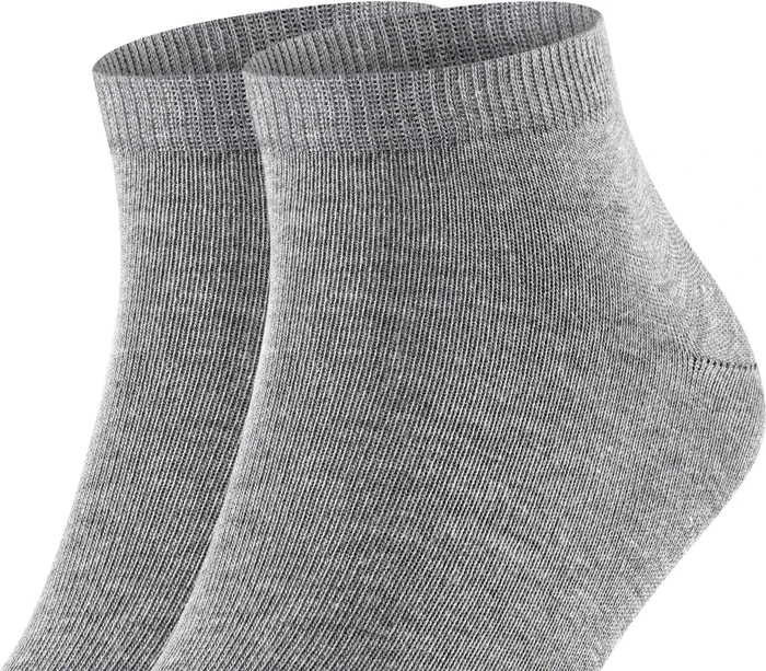 Falke Happy Socken light greymel., 2 Paare (Herren)