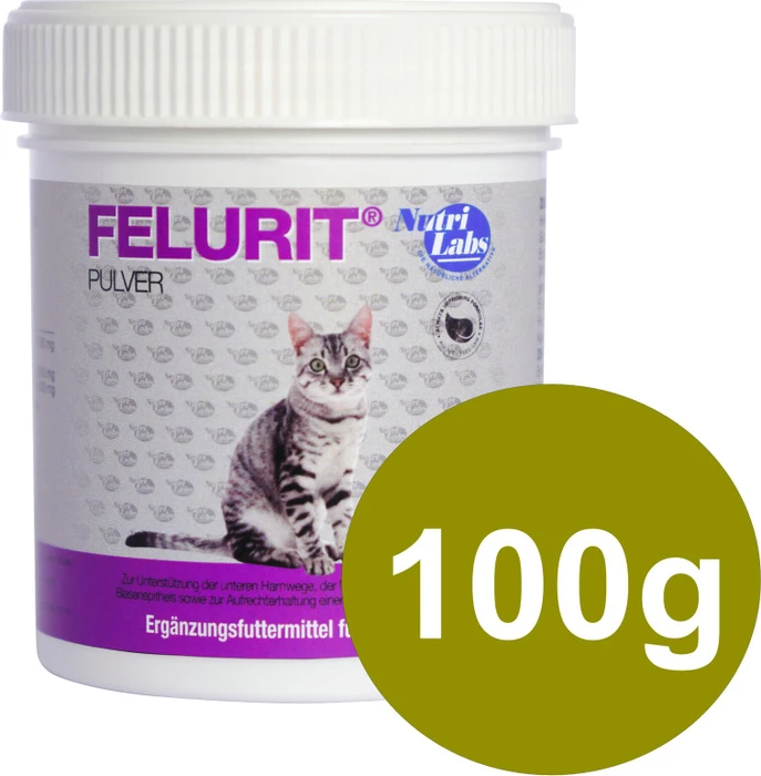 NutriLabs Felurit Pulver für Katzen, 100g