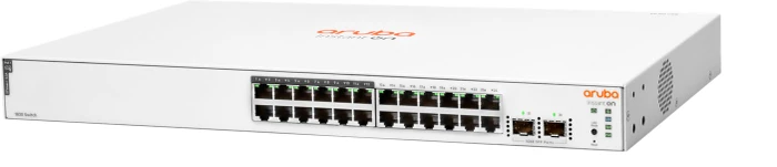 HPE Aruba Instant On 1830 Rackmount Gigabit Smart Switch, 24x RJ-45, 2x SFP, 195W PoE+
