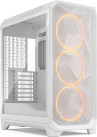 Fractal Design Meshify 3 RGB White TG Clear Tint, weiß, Glasfenster