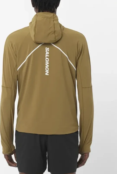 Salomon Sense Aero Hybrid Laufjacke brilliant olive (Herren)