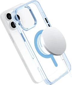 ISY MagISY Backcover für Apple iPhone 16 Pro Clear Blue