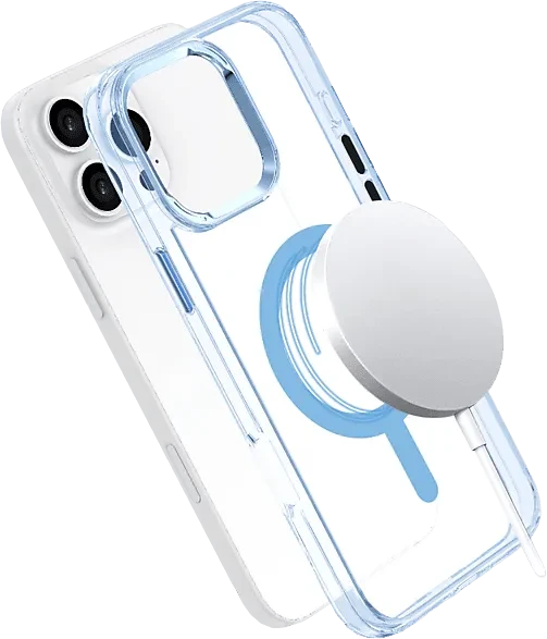 ISY MagISY Backcover für Apple iPhone 16 Pro Clear Blue