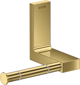 Hansgrohe Axor Universal Rectangular Toilettenpapierhalter polished gold optic