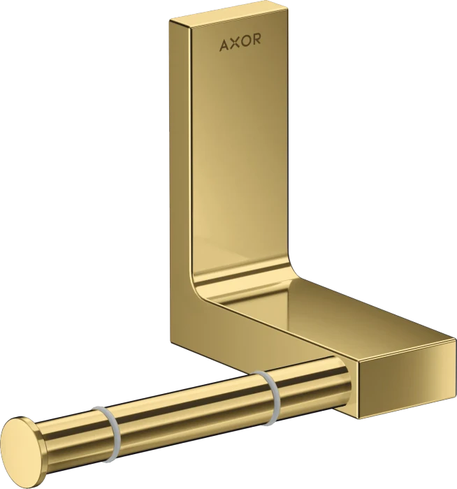 Hansgrohe Axor Universal Rectangular Toilettenpapierhalter polished gold optic